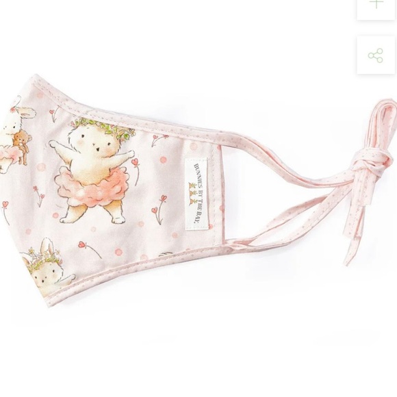 2 Bunnies By The Bay Kids Face Masks Harey & Blossom - Picture 5 of 10